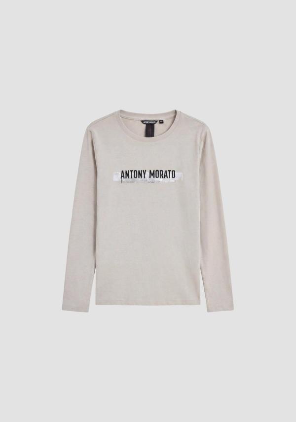 Antony_Morato_T_shirt_LS_off_white_Antony_Morato