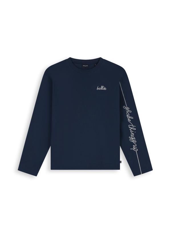 Ballin_T_shirt_LS_Blauw_Ballin