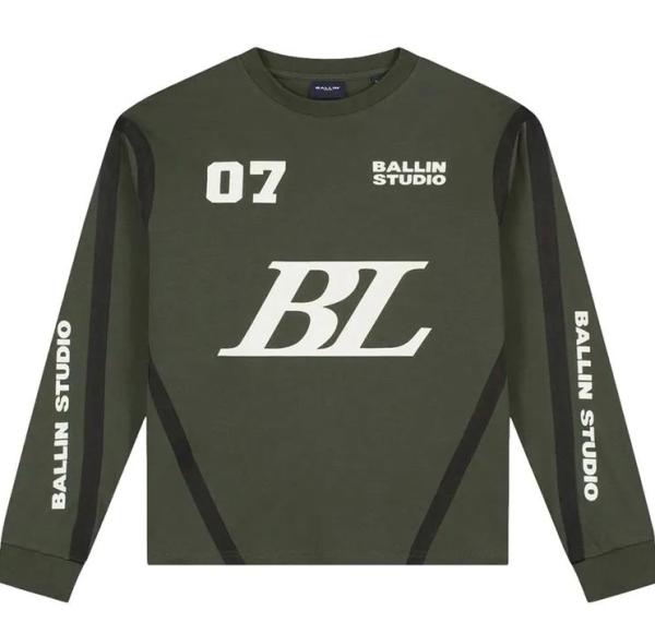 Ballin_T_shirt_LS_Groen_Ballin