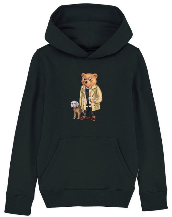 Baron_Filou_Hoodie_kids_IX_Zwart_Baron_Filou_honeygang