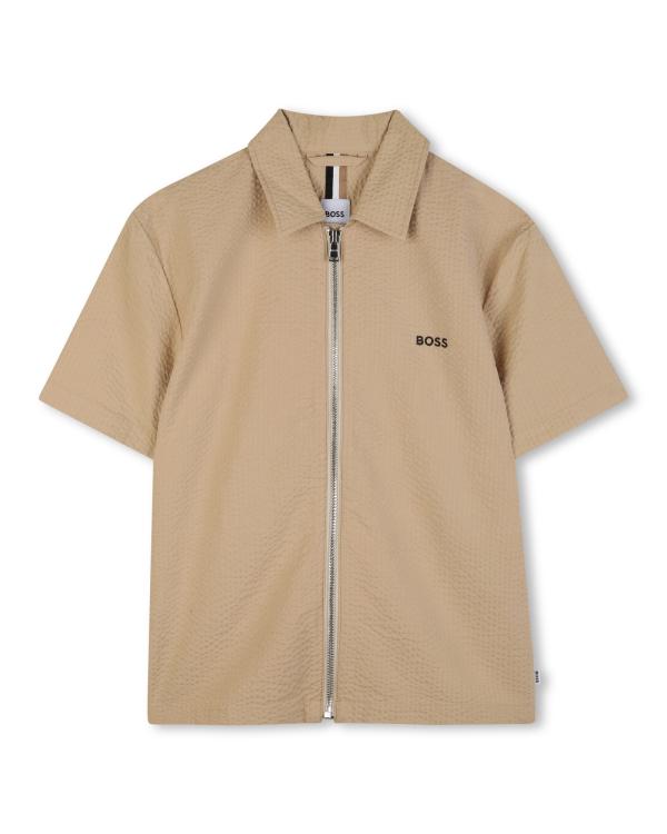 Boss_overhemd_Zand_Boss