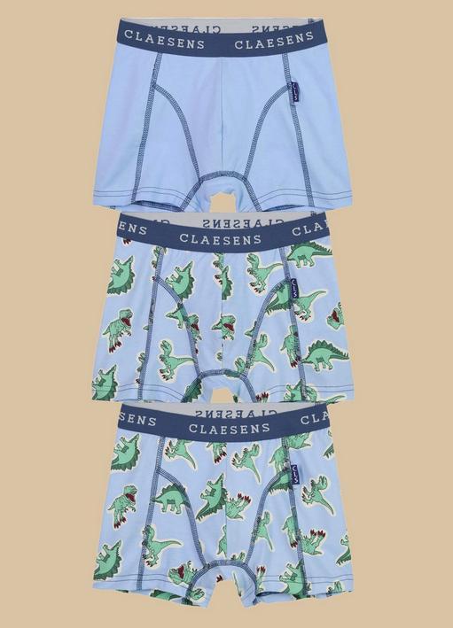 Claesens_3_pack_boxer_dino_Blauw_Claesens