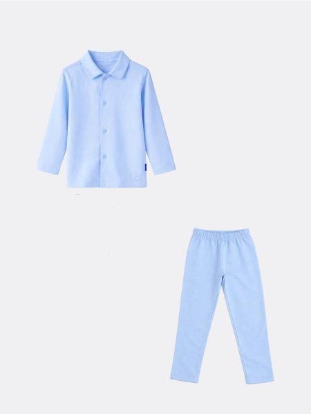 Claesens_pyjama_blauw_Blauw_Claesens