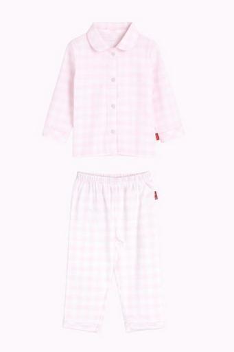 Claesens_pyjama_ruit_Roze_Claesens