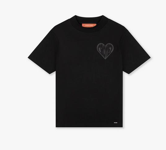 Croyez_T_shirt_heart_Zwart_Croyez