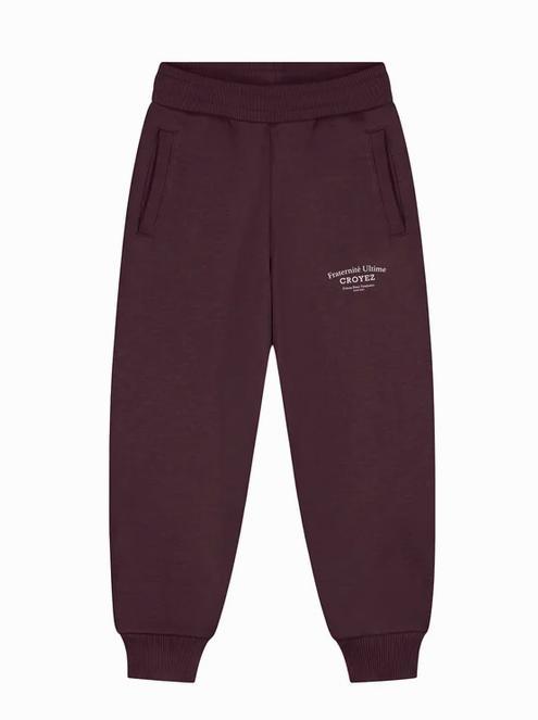 Croyez_jogging_broek_Essence_Bordeaux_rood_Croyez