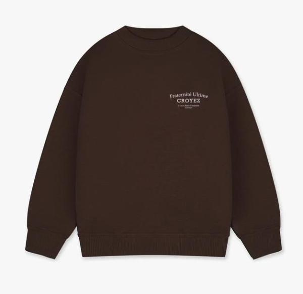 Croyez_sweater_fraternite_Bruin_Croyez