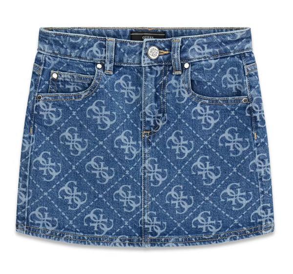 Guess_jeans_rok_Blauw_GUESS