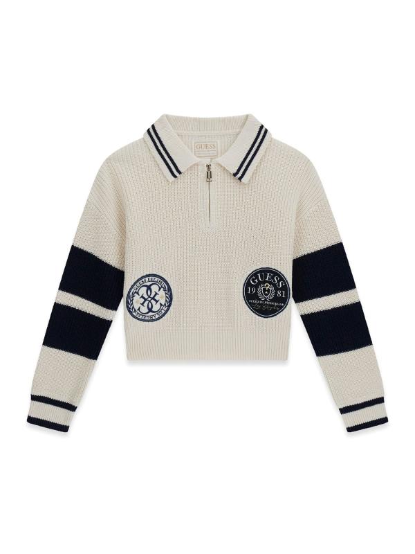 Guess_polo_sweater_Ecru_Guess