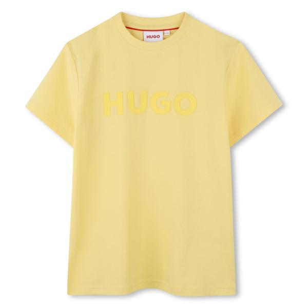 Hugo_T_shirt_geel_Geel_HUGO