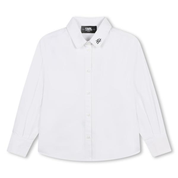 Karl_Lagerfeld_Blouse_Wit_Karl_Lagerfeld