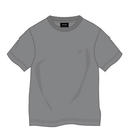 Lyle___Scott_T_shirt_Tonal_Grijs_Lyle___Scott
