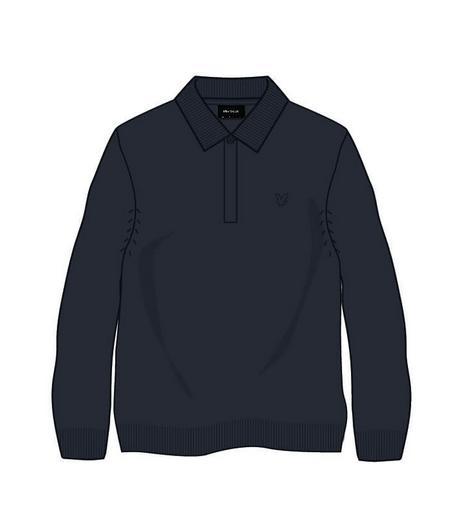 Lyle___Scott_gebredie_polo_navy_blue_Lyle___Scott