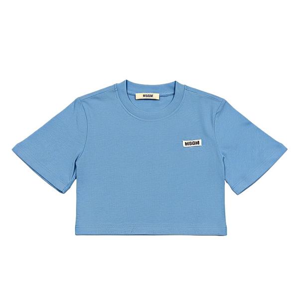 MSGM_T_shirt_Turquoise_MSGM