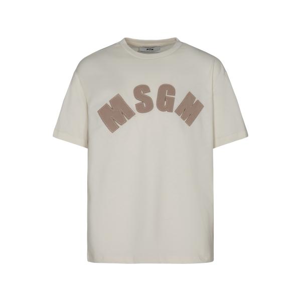 MSGM_T_shirt_off_white_MSGM