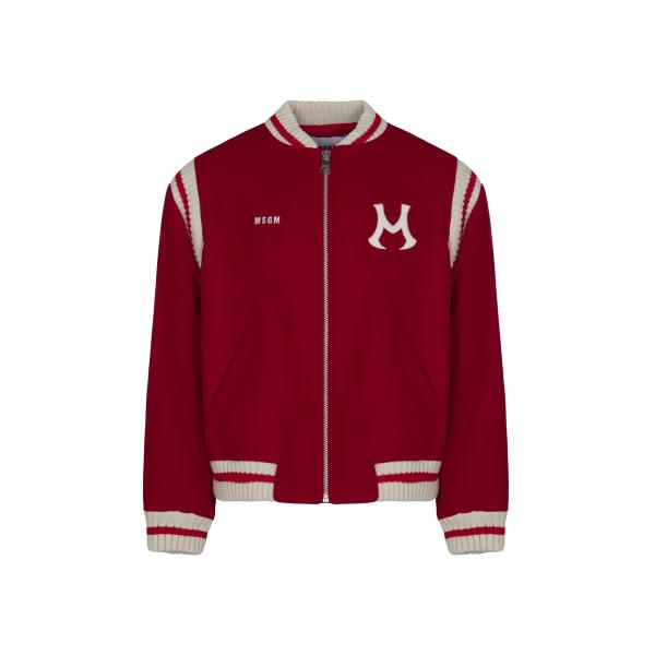 MSGM_bassebal_jas_Rood_MSGM