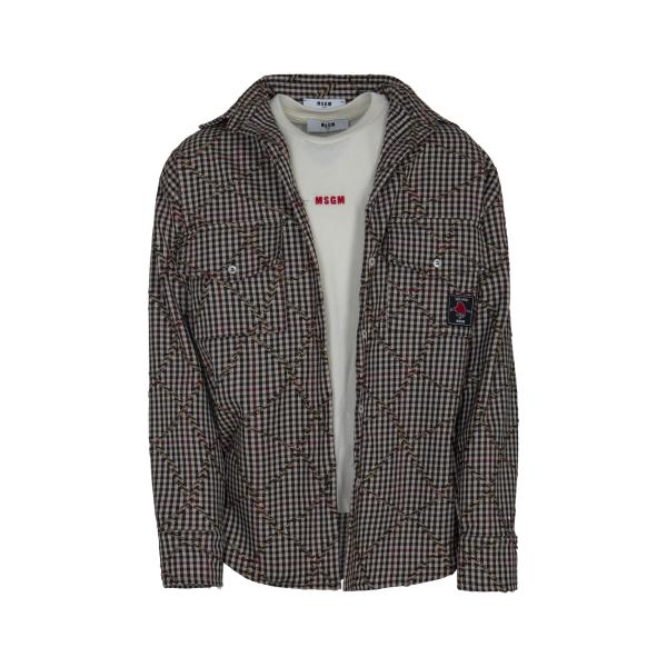 MSGM_blazer_ruit_off_white_MSGM