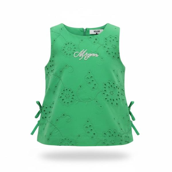 MSGM_blouse_Groen_MSGM_3