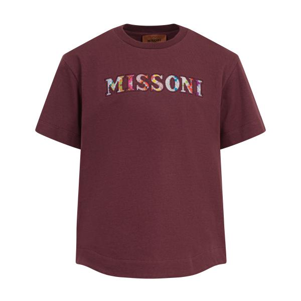 Missoni_T_shirt_Bordeaux_rood_Missoni