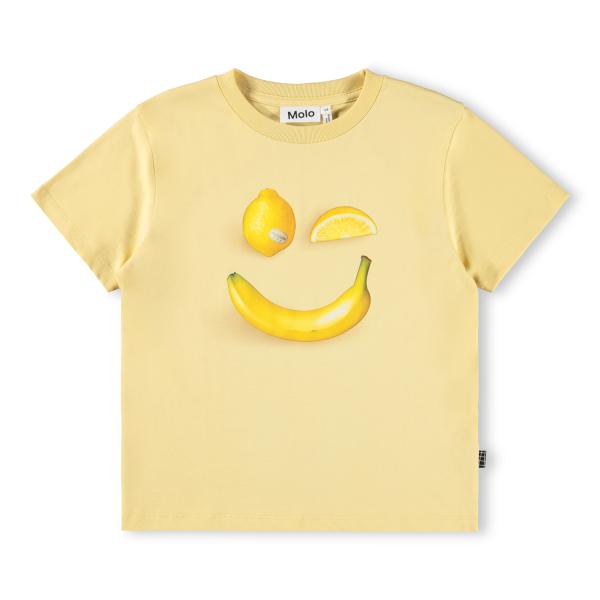 Molo_T_shirt_Rame_fruits_Geel_Molo
