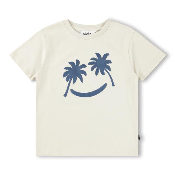 Molo_T_shirt_Rame_palms_Geel_Molo