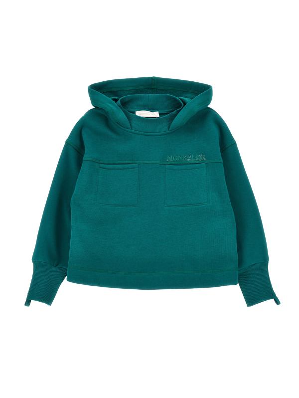 Monnalisa_hoodie_Groen_Monnalisa_