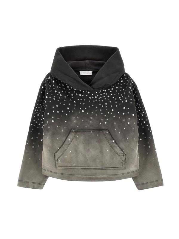 Monnalisa_hoodie_strass_Antraciet_Monnalisa