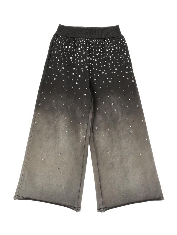 Monnalisa_jogging_broek_strass_Antraciet_Monnalisa