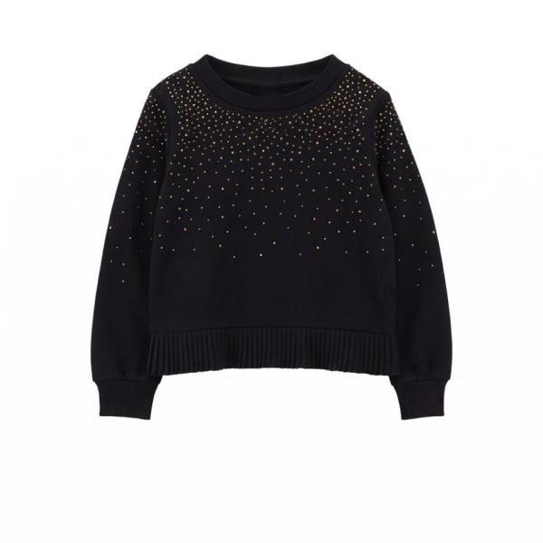 Monnalisa_sweater_strass_Zwart_Monnalisa_