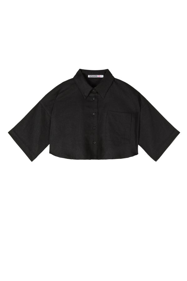 Patrizia_Pepe_blouse_Zwart_Patrizia_Pepe