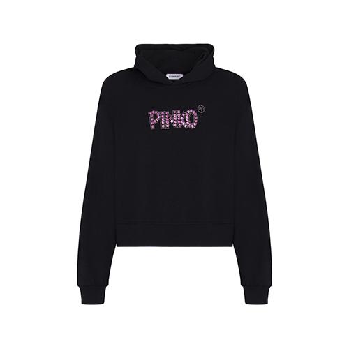 Pinko_Zwarte_Hoodie_Zwart_Pinko_1