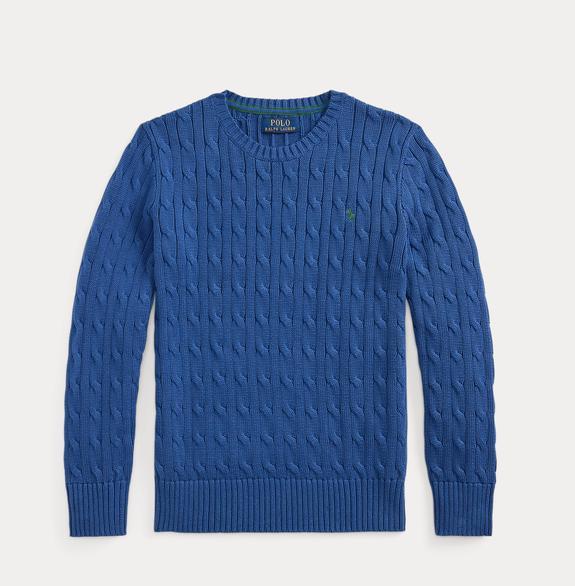 Ralph_Lauren_kabel_trui_Blauw_Ralph_Lauren
