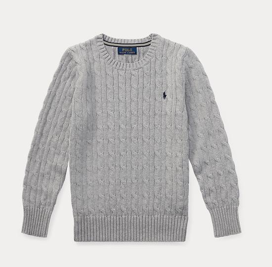 Ralph_Lauren_kabel_trui_Grijs_mely_Ralph_Lauren