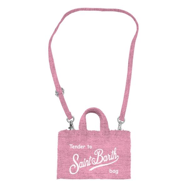 Saint_Barth_telefoon_tas_Linen_Roze_Saint_Barth