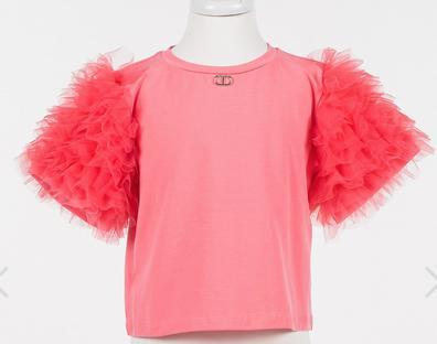 Twinset_T_shirt_tulle_Roze_Twinset