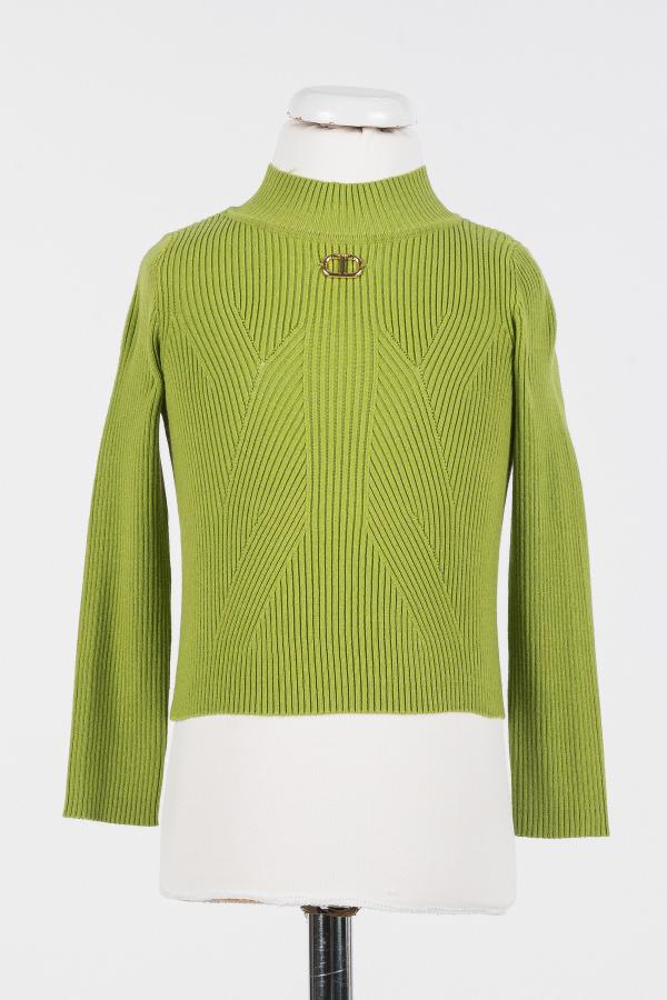 Twinset_coll_trui_Groen_Twinset