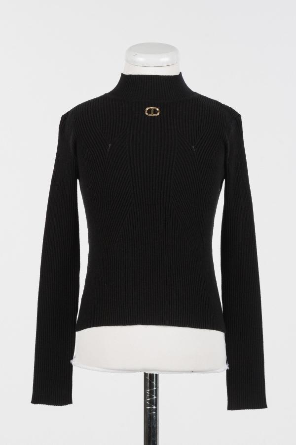 Twinset_coll_trui_zwart_Zwart_Twinset