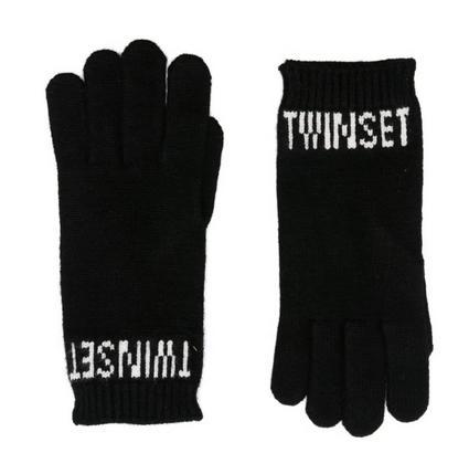 Twinset_handschoen_zwart_Zwart_Twinset