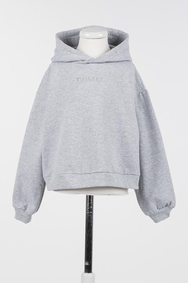 Twinset_hoodie_Grijs_Twinset