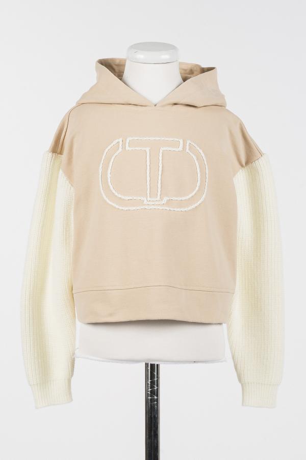 Twinset_hoodie_Zand_Twinset_1