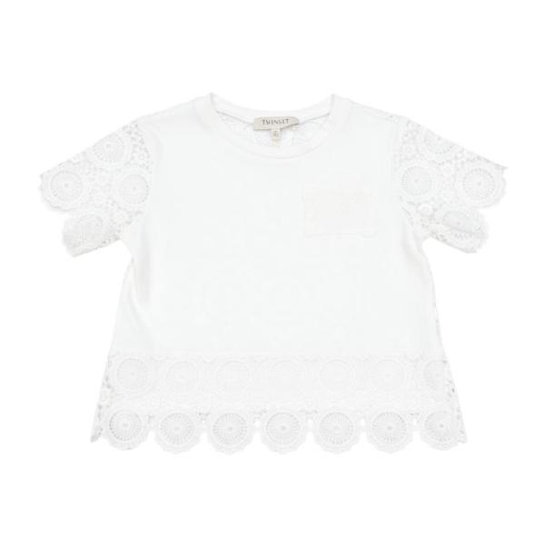 Twinset_peuter_T_shirt_off_white_Twinset