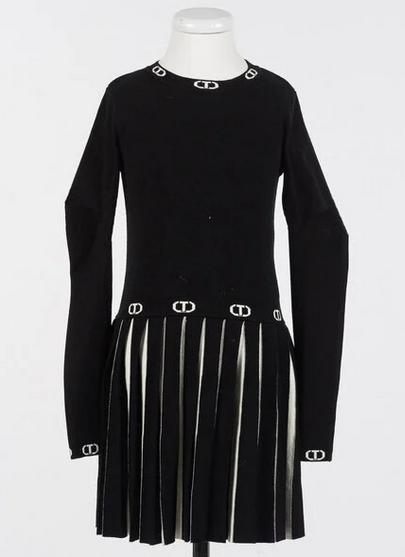 Twinset_peuter_jurk_zwart_Zwart_Twinset