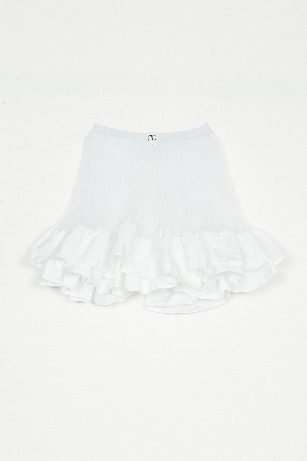 Twinset_rok_tulle_wit_Wit_Twinset