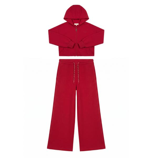 Twinset_set_jogging_Bordeaux_rood_Twinset