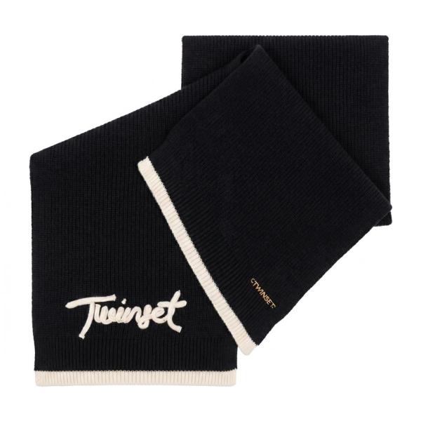 Twinset_shawl_Zwart_Twinset