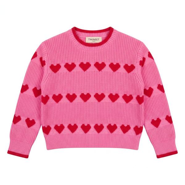 Twinset_trui_peuter_Fuchsia_Twinset