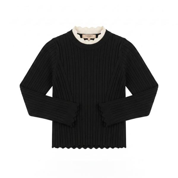 Twinset_trui_peuter_Zwart_Twinset