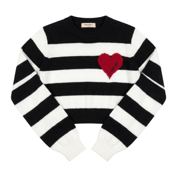 Twinset_trui_streep_Multi_Twinset