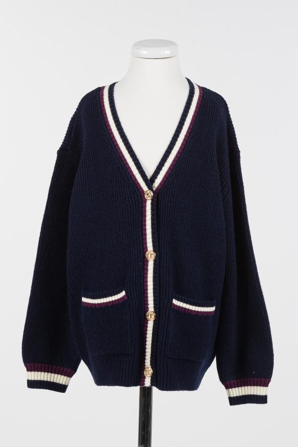 Twinset_vest_Blauw_Twinset