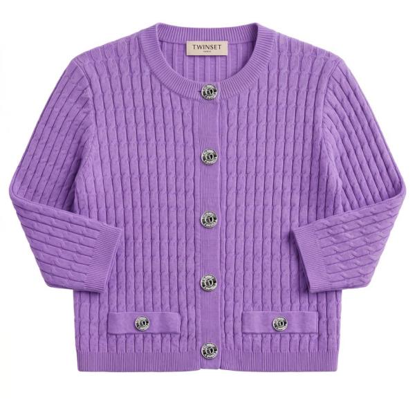 Twinset_vest_Paars_Twinset_1